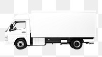PNG  Delivery truck png freight transportation, transparent background