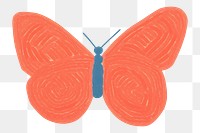 PNG A butterfly backgrounds painting pattern. 