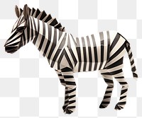 PNG Zebra zebra wildlife animal. 