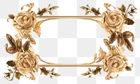 PNG  Rose flower plant frame. AI generated Image by rawpixel.