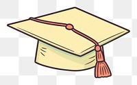PNG Graduation hat text line intelligence. AI generated Image by rawpixel.