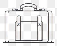 PNG Suitcase bag luggage briefcase . AI generated Image by rawpixel.
