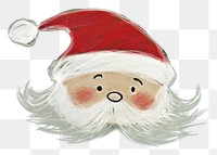 PNG Santa cluas head snowman board representation. AI generated Image by rawpixel.