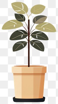 PNG Houseplant leaf flowerpot gardening. AI generated Image by rawpixel.