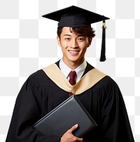 PNG  A student graduation taiwanese men intelligence certificate achievement. AI generated Image by rawpixel.