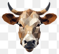 PNG Cow head livestock cattle animal. AI generated Image by rawpixel.