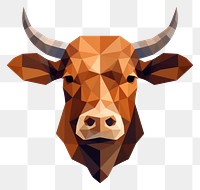 PNG Cow head livestock cattle mammal. AI generated Image by rawpixel.