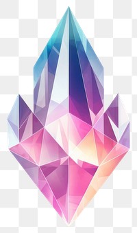 PNG Crystal art illuminated creativity. AI generated Image by rawpixel.