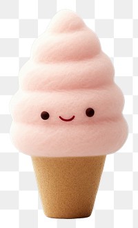 PNG Cute icecream shape dessert food anthropomorphic. AI generated Image by rawpixel.