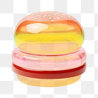 PNG Hamburger toy food white background confectionery. AI generated Image by rawpixel.