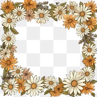PNG Daisy backgrounds pattern flower. AI generated Image by rawpixel.