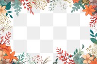 PNG  Backgrounds pattern flower plant. AI generated Image by rawpixel.