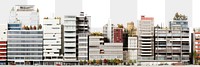 PNG Layers of office buildings architecture cityscape outdoors. AI generated Image by rawpixel.