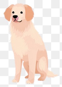 PNG Golden retriever mammal animal puppy. 