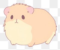 PNG  Hamster mammal rodent animal. AI generated Image by rawpixel.