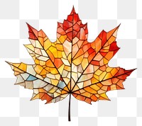 PNG Autumn leaf maple plant tree. AI generated Image by rawpixel.