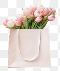 PNG Flower bag handbag plant. AI generated Image by rawpixel.
