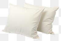 PNG Cream pillow cushion white simplicity. AI generated Image by rawpixel.