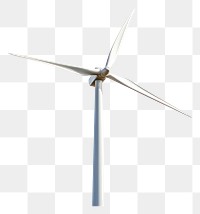 PNG Wind mill energy turbine machine white background. AI generated Image by rawpixel.