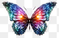 PNG Glitter butterfly shape insect animal invertebrate. 