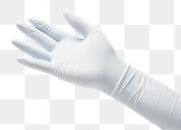 PNG Medical glove white white background protection. AI generated Image by rawpixel.