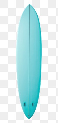 PNG Surfboard white background recreation turquoise. 