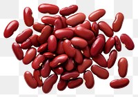 PNG  Pill food bean red. AI generated Image by rawpixel.