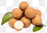 PNG  Fresh longan plant food white background. AI generated Image by rawpixel.