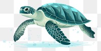 PNG Sea turtle reptile animal underwater. AI generated Image by rawpixel.