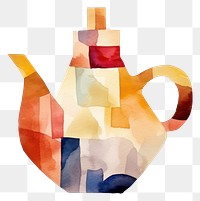 PNG Tea teapot shape art. AI generated Image by rawpixel.