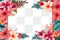 PNG Tropical elegant ornament frame backgrounds graphics pattern. AI generated Image by rawpixel.