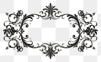 PNG Vintage elegant ornament frame graphics pattern architecture. AI generated Image by rawpixel.