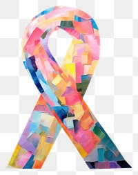 PNG Cancer ribbon collage art  