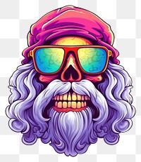 PNG Hippy skull glasses drawing sketch. AI generated Image by rawpixel.