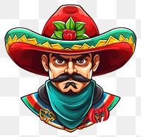 PNG Mexican sombrero adult creativity. AI generated Image by rawpixel.