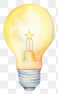 PNG Light bulb lightbulb white background illuminated. AI generated Image by rawpixel.