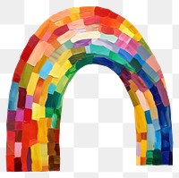 PNG  Rainbow shape arch art. AI generated Image by rawpixel.