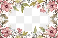 PNG Botanical ornament frame backgrounds graphics pattern. AI generated Image by rawpixel.