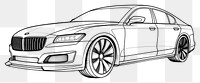 PNG  Car sketch vehicle drawing. AI generated Image by rawpixel.