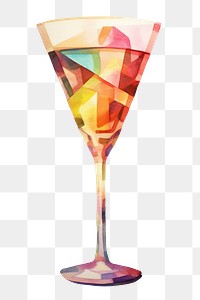 PNG Cocktail martini glass drink. AI generated Image by rawpixel.