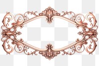 PNG Classic ornament frame jewelry gold accessories. AI generated Image by rawpixel.