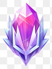 PNG Crystal gemstone amethyst jewelry. AI generated Image by rawpixel.