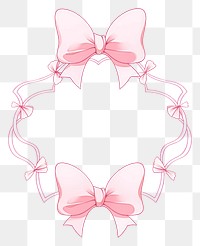PNG Ribbon frame white background accessories accessory