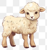 PNG Cute sheep livestock animal mammal. AI generated Image by rawpixel.