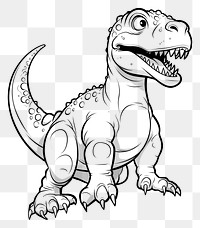 PNG  Dinosaur sketch drawing animal. AI generated Image by rawpixel.
