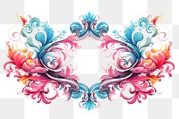 PNG Elegant ornament frame graphics pattern art. AI generated Image by rawpixel.