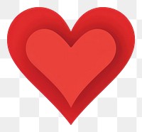PNG  Heart symbol shape white background. AI generated Image by rawpixel.