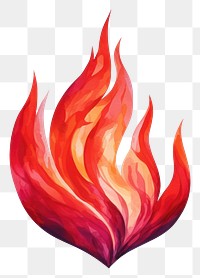 PNG Flame pattern fire white background. AI generated Image by rawpixel.