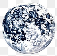 PNG Full moon sphere shape  