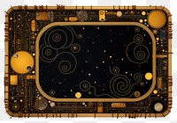 PNG Gustav klimt inspired ornament frame backgrounds electronics technology. AI generated Image by rawpixel.